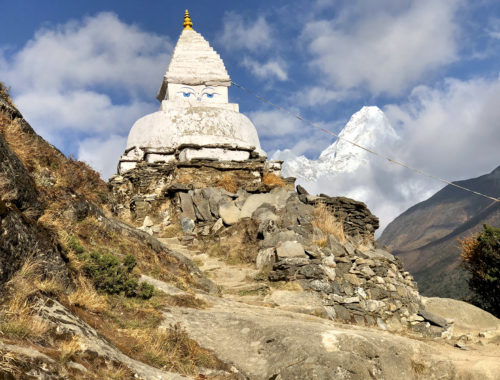 Stupa i Ama Dablam