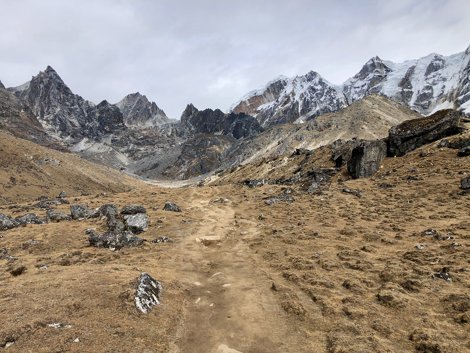 podejście do przełęczy Cho La