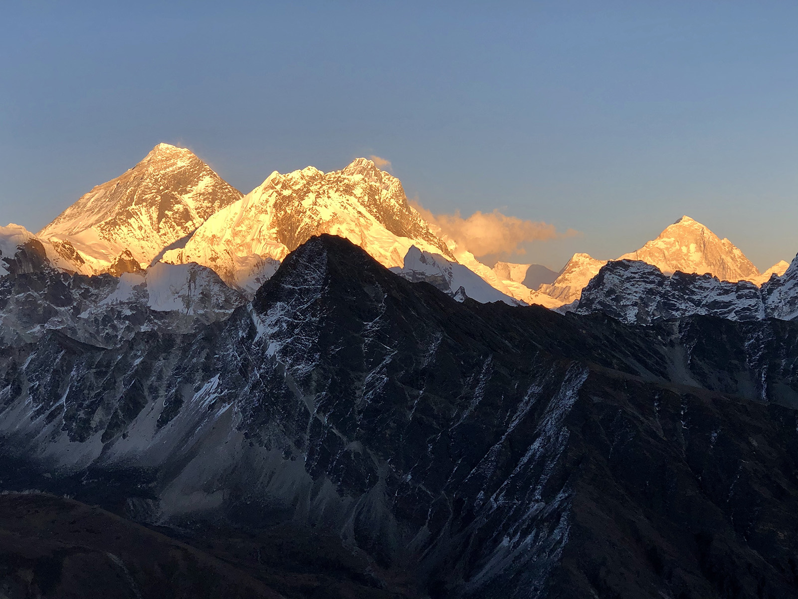 Everest, Nuptse, Lhotse i Makalu. Czego chcieć więcej...